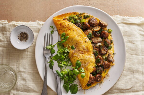 mushroom omelete