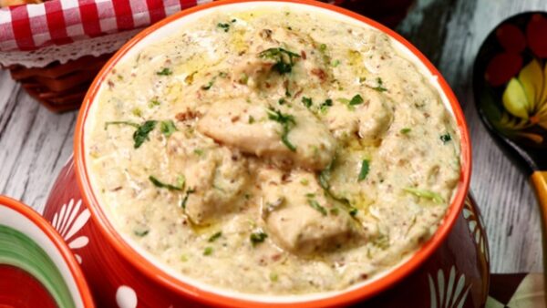 chicken white karahi