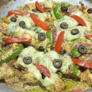 chicken pizza karahi { 300 Gr }