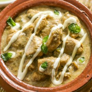 chicken white handi